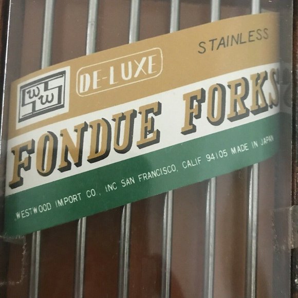 Westwood Kitchen 2 Vintage Fondue Forks Westwood Deluxe Stainless